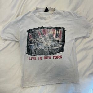 ❤️‍🔥RARE❤️‍🔥 Vintage Nirvana - Live in New York - t-shirt - 1995 Giant tag